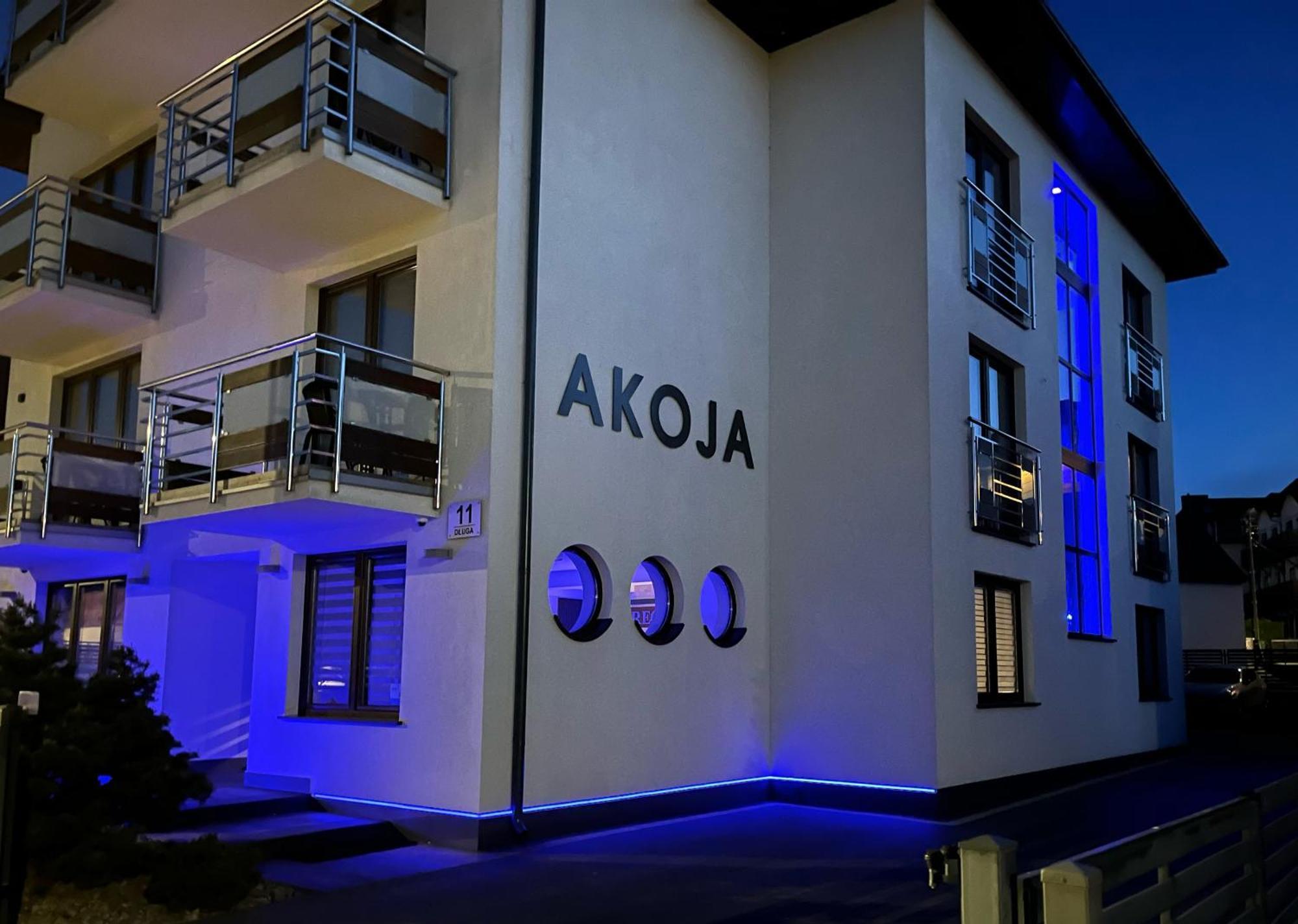 Akoja Bed and Breakfast Władysławowo Exteriör bild